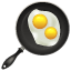 Stekt egg-emoji U+1F373