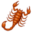 Skorpion-emoji U+1F982